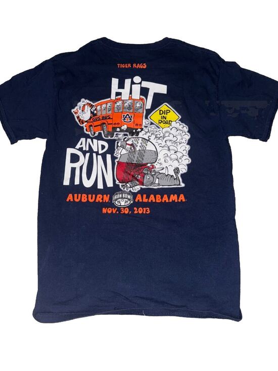 Haynes Other - 2013 Navy Blue Iron Bowl Auburn Tigers Beat Bama T Shirt Size Medium Haynes U35
